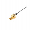 Akasa I-PEX MHF4L na RP-SMA F Pigtail Cable 22 cm - 2 ks (A-ATC01-220GR)