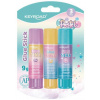 Lepiaca tyčinka KEYROAD Pastel 3 ks blister mix farieb