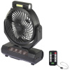 Sygonix Akumulátorový ventilátor, 4.6 W, (Ø) 205 mm, čierna, SY-5996204; SY-5996204