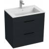 Jika Cube umývadlo so skrinkou 64 cm antracitová H4536021763521