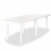 Záhradný stôl, stolík - Biely záhradný stôl, plast 210x96x72cm (Biely záhradný stôl, plast 210x96x72cm)