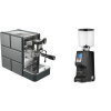 Stone Espresso Pure + Eureka Atom Specialty 75, black