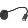 Moderné Sconce Lagos Čierna flexibilné Svetlo TK (Moderné Sconce Lagos Čierna flexibilné Svetlo TK)