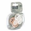 Lovi cumlík silikon dynamický Blossom Ivory 2 ks