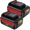 Akumulátor Swarey 18V 6000 mAh Li-Ion čierny pre DeWalt DCB184 DCB200