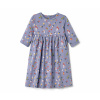 Tchibo - Dojčenské džersejové šaty - bábätko - veľ. 74/80 - farba: fialová/s kvetinovým vzorom