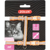 Zolux Postroj kočka SHINY nylon oranžový