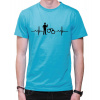 Fajntričko Tričko - EKG Policajt, Farba tyrkysová modrá, Strih/ Variant Pánsky/UNISEX