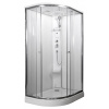 ARTTEC SIRIUS 120 x 90 cm - Parný sprchový box model 8 číre sklo pravá vanička PAN04649