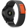 Tech-Protect Nylon na Garmin Fenix 3/5×/6×/6× Pro/7×, black/orange TEC606805