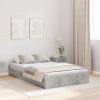 zahrada-XL Rám postele s úložným prostorem Betónovo sivá 120 x 200 cm 3335304