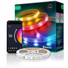 inteligentný led pás 24v 30led/m ip44 12w rgb nous f6 5m bluetooth tuya