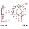 JT Reťazové koliečko JT JTF 511-15 15T, 520