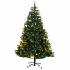 vidaXL Umelý výklopný vianočný stromček 150 LED 120 cm - 274441-291167