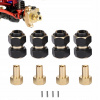 4 ks RC šesťhranné náboje 10 mm mosadzné šesťhranné kolesá 8E