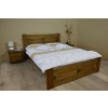 Posteľ z masívu borovice Mateo 160x200 cm - DUB + rošt ZADARMA