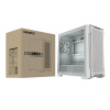 Gigabyte case C102 GLASS ICE, mATX, Mid Tower, white GB-C102GI