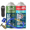 Chladiaci faktor AC FIX Plyn 5v1 R134a + R134a XL + kábel + baterka