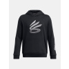 Under Armour Chlapčenská mikina Curry Boys Splash Hoodie Čierna YSM
