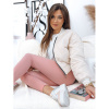 Dámska bunda BOMBER béžová (ty3434) XL