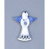 Cibulak Vianočná ozdoba anjel 110 x 84 mm 30g Originálny Český Porcelán Dubí