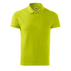 MALFINI Polokošile Cotton 212, krátký rukáv, pánská MAL-2126214 M Zelená limetková