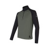SENSOR COOLMAX THERMO pánská mikina zip olive green/černá 22200056-04