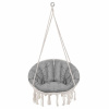 Springos Závesné kreslo s vankúšom 60 cm, krémová SPR0043