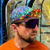 AM Cycling Kaleidoskop čierna čiapka