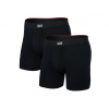 SAXX VIBE XTRA Super Soft BB FLY 2PK Man, black - pánské boxerky XL