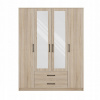 Veneti Ragnar 160 cm so zrkadlom dub sonoma