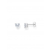 Thomas Sabo H2306-051-14 Silver Ear Studs with white Stone in Heart Shape 7,0 mm