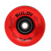 SULOV Kolečka Penny board RED TRANSPARENT 60 x 45mm 85A, sada 4ks, s ložisky