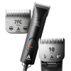 Andis AGC Super Brushless + CeramicEdge propagačná sada č 7FC - tichý, profesionálny holiaci strojček s 2 keramickými čepeľami - čierny