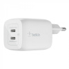 Belkin 65W dual napájací adaptér biely WCH013vfWH