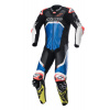 ALPINESTARS Jednodielna kombinéza GP TECH 4, TECH-AIR kompatibilný (modrá/žltá fluo/červená fluo/čierna/biela, veľ. 50) 104