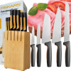 Sada nožov v bloku Fiskars Functional Form 5 ks