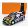 Ixo-models Ford england Focus Rs Wrc09 N 3 2nd Rally Sardinia Italy 2009 M.hirvonen - J.lehtinen 1:24 Modrá červená zelená