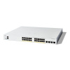 Cisco Catalyst 1300-24FP-4G - Přepínač - L3 - řízený - 24 x 10/100/1000 (PoE+) + 4 x gigabitů SFP - Lze montovat do rozv (C1300-24FP-4G)