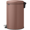 Odpadkový kôš s pedálom NewIcon 20 l taupe
