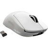 Logitech PRO X SUPERLIGHT optická herná myš, prenos bezdrôtový, 5 tlačidlo, 16000 dpi, biela; 910-005942
