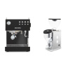 Ascaso Steel DUO, Black + Rocket Espresso FAUSTINO 3.1, white