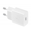 Samsung cestovní nabíječka EP-T1510EWE, PD, 15W, USB-C, bílá (bulk) GP-PTU022HEAWQ