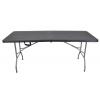 Rojaplast Stůl CATERING 180x74 cm ČERNÝ wood