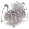 NEW BABY Swingy s melódiami a časovačom Sivá