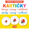 Výukové kartičky/ Výučbové kartičky - Barvy, tvary, velikosti/ Farby, tvary, veľkosti (CZ/SK vydanie)