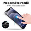 AppleMix JP Tvrdené sklo pre Apple iPhone 13 mini - Case Friendly + aplikátor - čierny rám