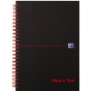 Zápisník OXFORD Black n´ Red Notebook A5, 70 listov, linajkový (400047651)