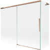 Mexen Rox L vaňový zástena 2-krídlové posuvné 190 + 90 x 150 cm, transparentné, ružové zlato - 8C9L-190-090-60-00