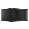LANBERG RACK CABINET 19” WALL-MOUNT 6U/600X600 (FLAT PACK) V2 BLACK WF01-6606-10B Lanberg